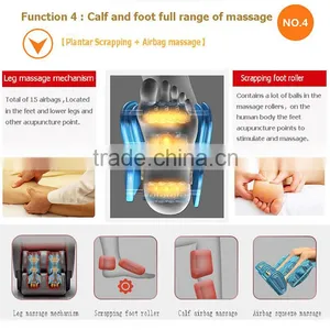 ShiKang 2016 Newest Luxury Best L Shape Full Body Massage Chair/ Foot Shiatsu Massage Chair thumbnail-6