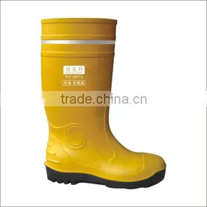 Alkali-Resistant PVC Knee High Safety Boots thumbnail-1