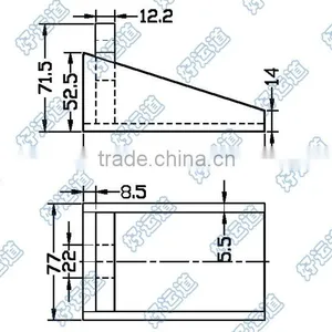 03227 Truck Trailer Accessories Cylinder Bracket thumbnail-2