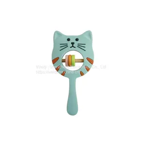 Silicone Teether Cat Rattle Hanging Toy thumbnail-1