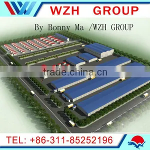Prefabricated Steel Structure Building and Steel Structure Warehouse From China Supplier WZH GROUP thumbnail-1