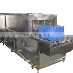 Shanghai Factory Full Automatic High Quality Plastic Basket Crate/box/tray Washing Washer Equipment Cleaning Machine thumbnail-1