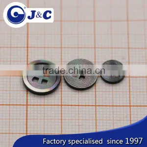 Black MOP Shell Buttons, Mother of Pearl Shell Buttons With Square Holes thumbnail-5