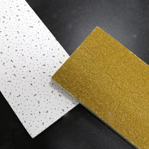 Light Weight Microlook Edge Mineral Fiber Wool Ceiling Tiles for Acoustic Ceiling thumbnail-2