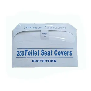 Factory Flushable Toilet Seat Covers Paper Toilet Seat Cover Paper Half Fold Disposable Toilet Seat Covers Paper 1/4 Fold Paper Toilet Seat Cover thumbnail-2