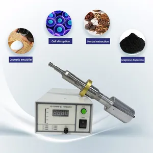 500w Ultrasonic Homogenizer Mixer Lab Small Portable Sonicator Condensation Ultrasonic Homogenizer thumbnail-1