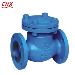 ANSI /API Swing Ball Type Check Valve Class 300 8 Inch SS304 Stainless Steel 316 Flanged Dual Plate Check Valve thumbnail-4