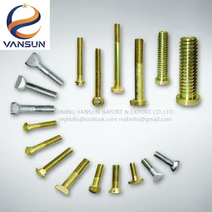 China Fastener Factory Hex Bolt OEM Custom Non-Standard Bolts Carbon Steel/ Stainless Steel Full/Half Thread Hex Head Bolts thumbnail-1