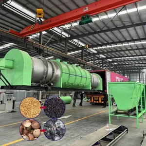 Continuous Chestnut Shell Carbonization Furnace Nut Shell Carbonization Equipment EPC thumbnail-1