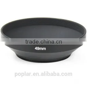 Wide Angle 49mm Metal Lens Hood Cover for Canon Nikon 49mm Filter / Lens thumbnail-1