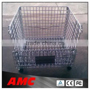 Stackable Heavy Duty Steel Wire Mesh Container thumbnail-6