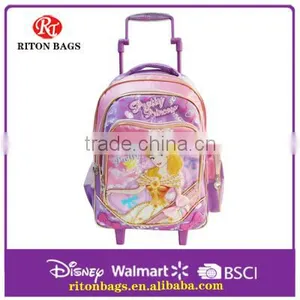 2016 Hot Sales Supplier Top Quality Kids Trolley Bags With Wheels Girls thumbnail-1