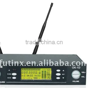 OK-1D Single Channel/UHF PLL 32/96 Channels True Diversity Wireless Microphone thumbnail-1