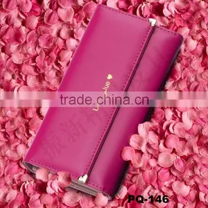 8 Colors Hot Sell Three Fold Ladies Wallet Ladies Pars Hand Set Bag thumbnail-1