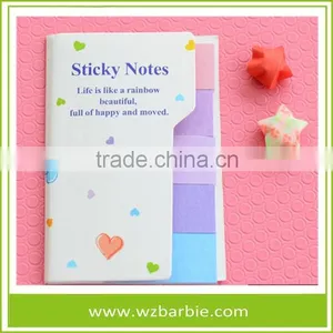 Colours Self-adhesive Removable Die-Cut Sticky Note In Memo Pad For Office thumbnail-1