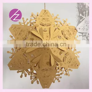 New Style of 3D Christmas Star Favor Christmas Room Decoration be Able to Shine Hot Sale Assorted Colours for Your Choose thumbnail-3
