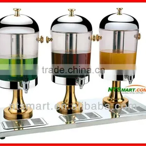 Triple-tank Stainless Steel Juice Dispenser thumbnail-1
