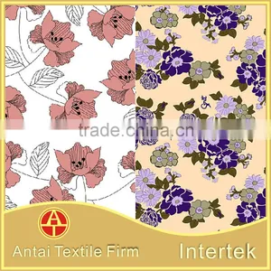 Delicated Digital Flower Design Printed Fabric for Swimwear thumbnail-4