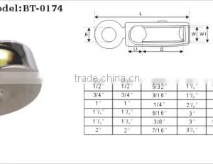 Top Quality Stainless Steel Single Rigid Pulley for Rope thumbnail-2
