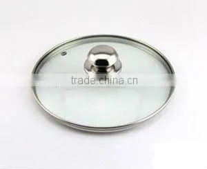 Fashion Beautiful Good Qulality New Style Tempered Glass Pan Lid for Cookware thumbnail-1