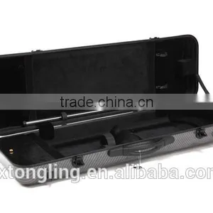 Silver Color Oblong Full Size Violin Hard Case TL-33 Quality Choice thumbnail-3