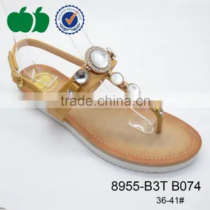 Wholesale Flat Sandal Unique Soft Stylish Jewel Sandals thumbnail-3