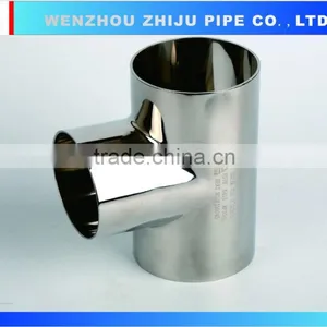 304 Stainless Steel Pipe Price For Equal Tee Sanitary Fitting With Forgiato thumbnail-1