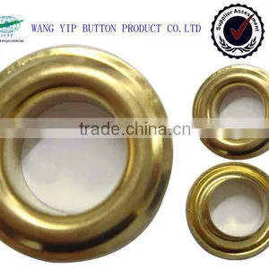 Good Quality Nickle Free Metal Brass Round Gold Eyelet thumbnail-1