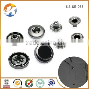 Newest Fashion Black Sleek Spring Snap Button thumbnail-5