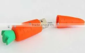 PVC Carrots Shape Usb Flash Drive thumbnail-1
