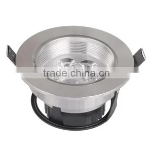 Super Bright 450lm 5W 360 Degree Rotatable Hole Size 90~95mm Silver Led Spot Light thumbnail-2