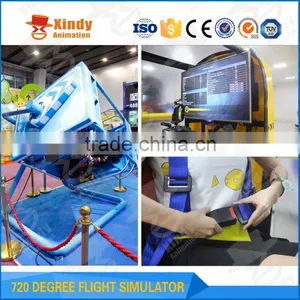 2016 Funny Product Portable Flight Driving Simulator Flight Simulator Cockpit 720 Degree Flight Simulator Supplier's Choice thumbnail-1