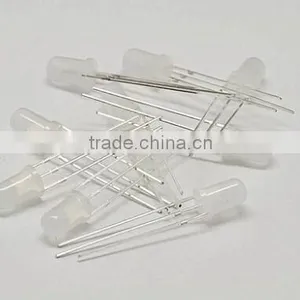 Red Green BI-COLOR LED 5MM Round With Domed Top Light Emitting Diode ( Lens Color Diffused White ) thumbnail-1