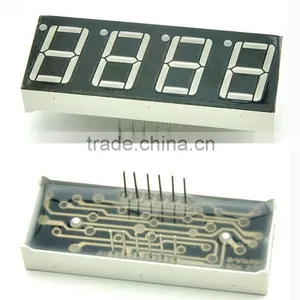 7 Segment LED Numeric And Character Display Module ( 0.5'' 0.56" Red 4 Digits Characters Common Anode ) Clock thumbnail-1