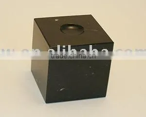 Black Cube Trophy Stone Base thumbnail-1