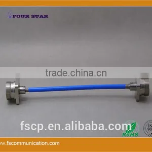 Semi-flexible RG401 Cable Assembly With 7/16 Female 32mmSQ Flange Connectors thumbnail-3