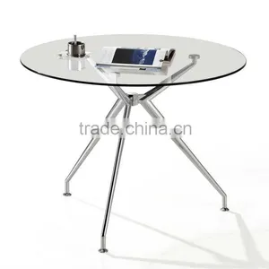 Round Glass Coffee Table thumbnail-1