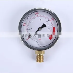 Hot Sale Products China Easy to Read 0-600bar ac Pressure Gauge thumbnail-3