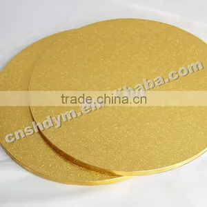 6-24 Inch Black Mini Mdf Gold Cake Drums thumbnail-2
