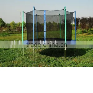 8FT Enjoyable Outdoor Jumping Trampoline With Safety Enclosure thumbnail-1