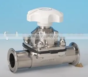 Stainless Steel Sanitary Welded Straight Diaphragm Valve thumbnail-1
