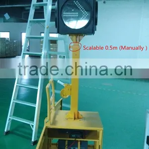 Brand New Kutuo Mobile Solar Traffic Light 300mm Trolley Mobil Traffic Signal Light thumbnail-3