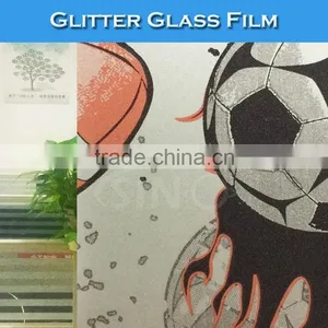 F012 Glitter Frost Window Decoration Stickers Car Glass Film thumbnail-4