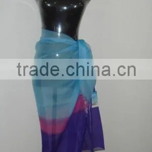 Beach Pareo / Rayon Pareo / Polyester Pareo / Viscose Pareo Beach Scarf thumbnail-1
