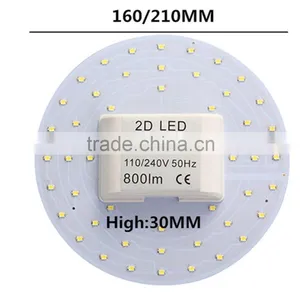 15W AC LED Module Pcb ac Led With 2835 Ceiling LED Perfectly Retrofiting 2D Lamp With Magnet Installation thumbnail-4