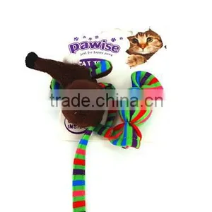 Promotional Best Quality Mouse Shaped Cat Toy Treat Ball With Ring Bell Inside thumbnail-2