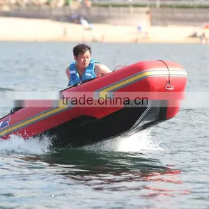 (CE) PVC Material Optional Floor High Speed Sports Boat thumbnail-4