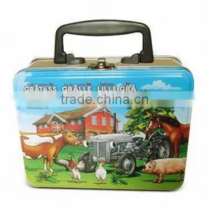 Tinplate Metal Type Lunch Tin Box ii thumbnail-1