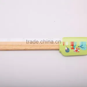 Good Cook Tool ,Silicone Spatulas With Wood Handles thumbnail-3