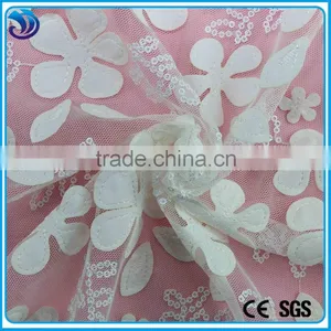Sequin Net Embroiery Fabric Hand Embroidery Designs for Dress Embroidery Design thumbnail-2